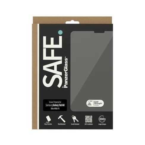 SAFE. by PanzerGlass Ultra Wide Fit Displayschutzglas für Samsung Galaxy Tab A8 SAFE. by PanzerGlass Ultra Wide Fit Displayschutzglas für Samsung Galaxy Tab A8